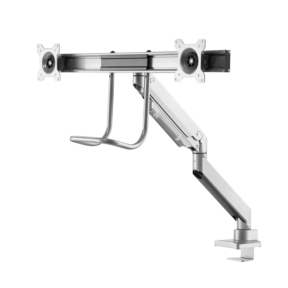 You Recently Viewed Neomounts NM-D775DXSILVER Full Motion Dual Desk Mount - Silver Image
