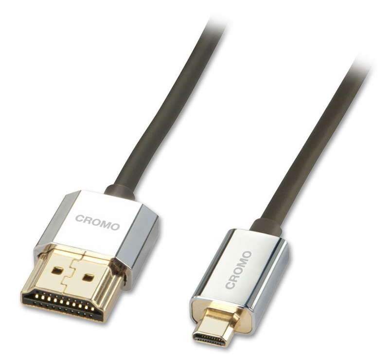 You Recently Viewed Lindy CROMO Slim HDMI to Micro HDMI Cable Image