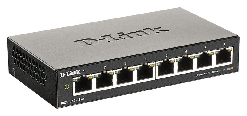 You Recently Viewed D-Link DGS 1100-08V2 8-Port Gigabit Smart Managed Switch Image
