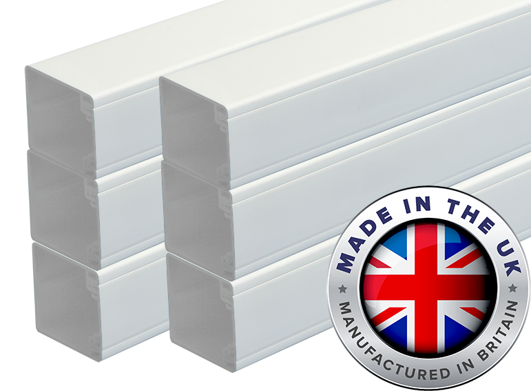 Customers Also Purchased UK Made 50 x 50mm PVC Maxi Trunking (6 x 3mts) Image