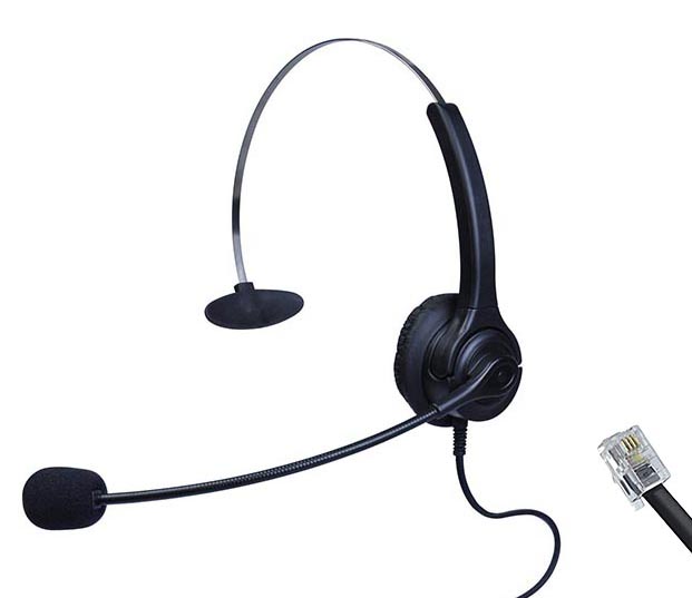 You Recently Viewed Edis EC146 RJ9 Single Headset Image