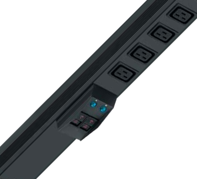 Austin Hughes 1 Phase Basic Vertical PDU, C19 Sockets, 230V, 3m Cord
