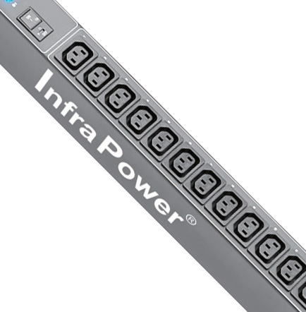 Austin Hughes 3 Phase Basic Vertical PDU, C13 Sockets, MCB, 2m Cord