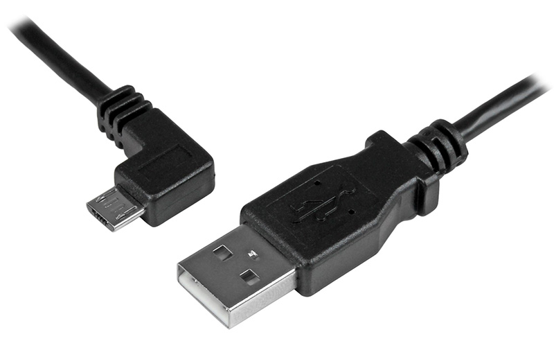 You Recently Viewed StarTech Micro-USB Charge-and-Sync Cable M/M - Left-Angle Micro-USB Image