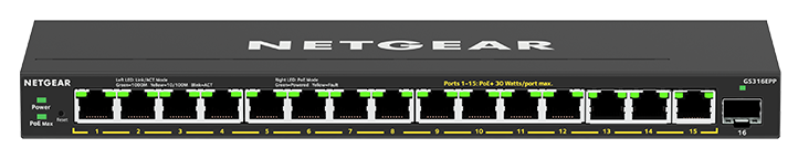 You Recently Viewed Netgear GS316EPP 16-Port High-Power PoE+ Gigabit Ethernet Plus Switch Image