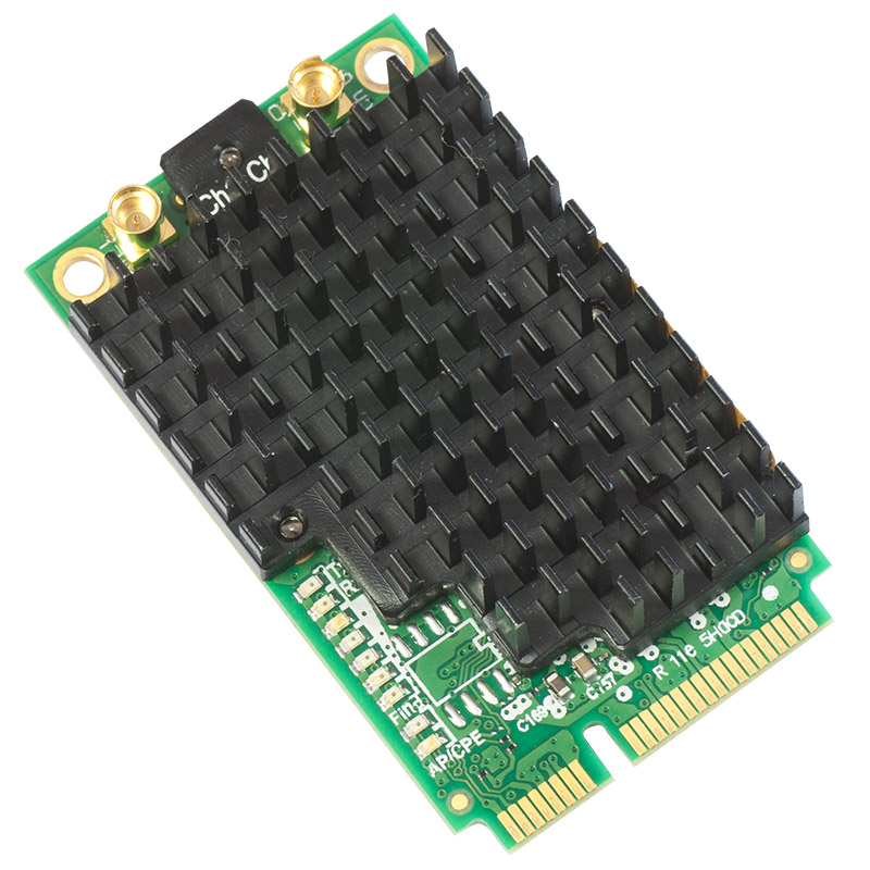 You Recently Viewed MikroTik R11E-5HACD 802.11ac MiniPCI-Expess Dual Chain Card Image