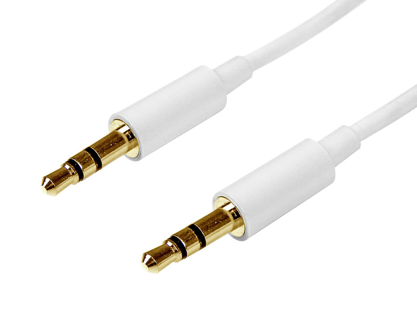 You Recently Viewed StarTech White Slim 3.5mm Stereo Audio Cable - Male to Male Image