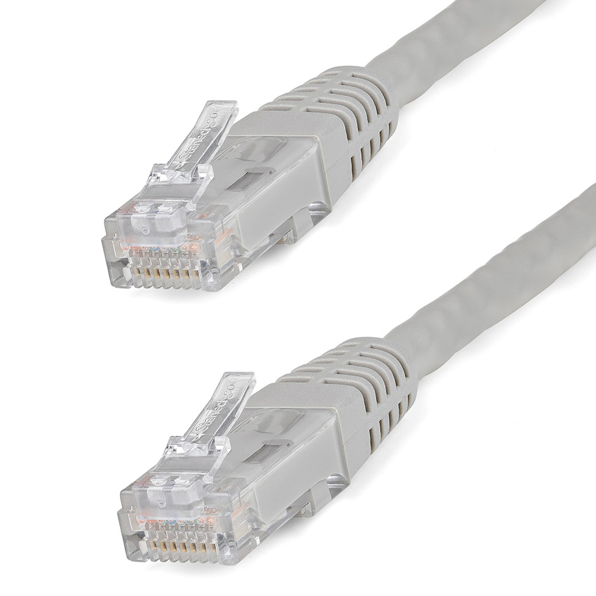 You Recently Viewed StarTech C6PATCH50GR 50ft Cat6 Ethernet Cable - Grey CAT 6 Gigabit Ethernet Wire Image