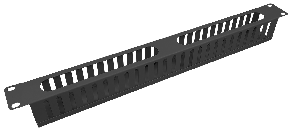 You Recently Viewed 1u 19 Inch Steel Rackmount Cable Dump Panel Image