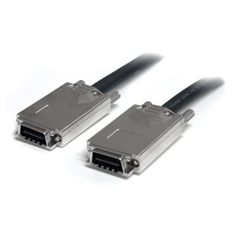 You Recently Viewed StarTech SAS7070S100 1m Infiniband External SAS Cable - SFF-8470 to SFF-8470 Image
