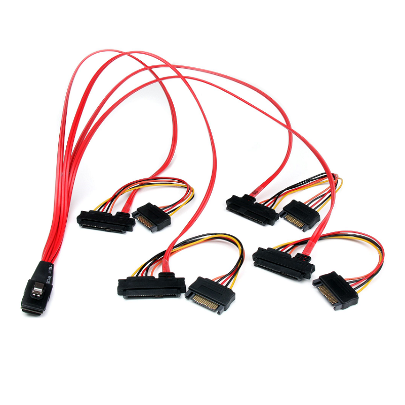 You Recently Viewed StarTech SAS808782P50 50cm Internal Serial Attached SCSI MiniSAS Cable SFF8087 - 4xSFF8482 Image