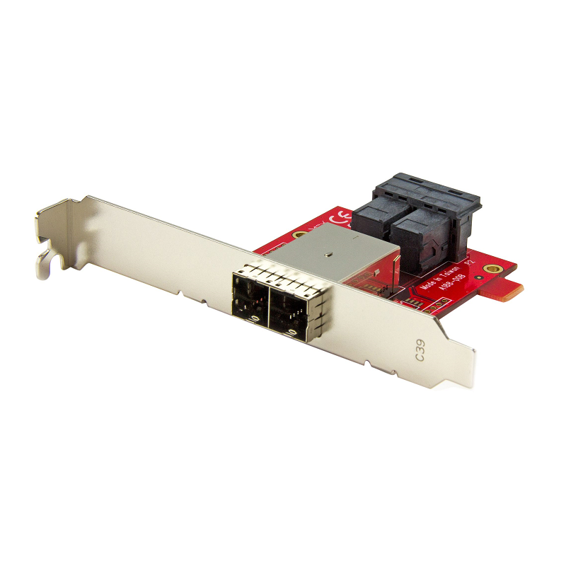 You Recently Viewed StarTech SFF86448PLT2 Mini-SAS Adapter - Dual SFF-8643 to SFF-8644 - 12Gbps Image