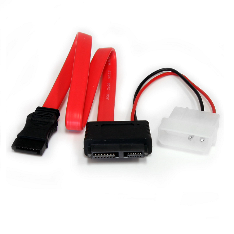 You Recently Viewed StarTech SLSATAF12 12in Slimline SATA to SATA with LP4 Power Cable Adapter Image