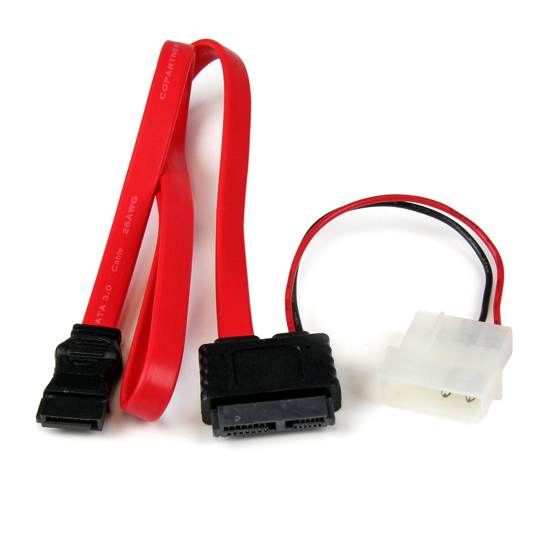You Recently Viewed StarTech SLSATAF20 20in Slimline SATA to SATA with LP4 Power Cable Adapter Image