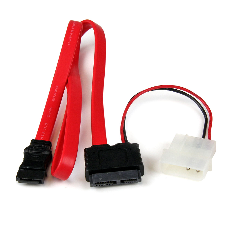 You Recently Viewed StarTech SLSATAF36 36in Slimline SATA to SATA with LP4 Power Cable Adapter Image