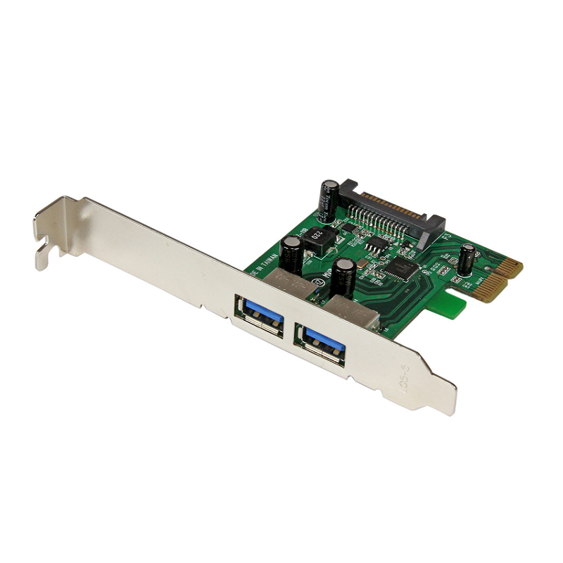 You Recently Viewed StarTech PEXUSB3S24 2 Port PCIe SuperSpeed USB 3.0 Card Adapter w/UASP - SATA Poer Image