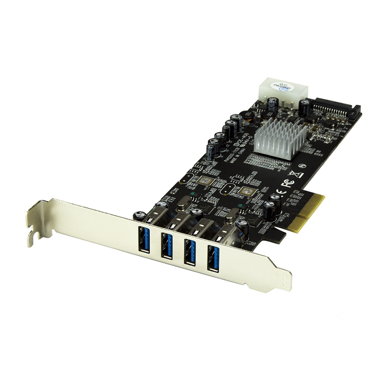 You Recently Viewed StarTech PEXUSB3S42V 4 Port PCIe SuperSpeed USB 3.0 Card Adapter w/2 5Gbps Channels Image