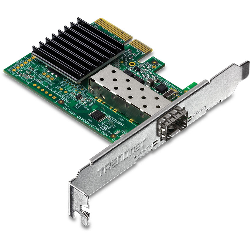You Recently Viewed TRENDnet TEG-10GECSFP 10 Gigabit PCIe SFP+ Network Adapter Image