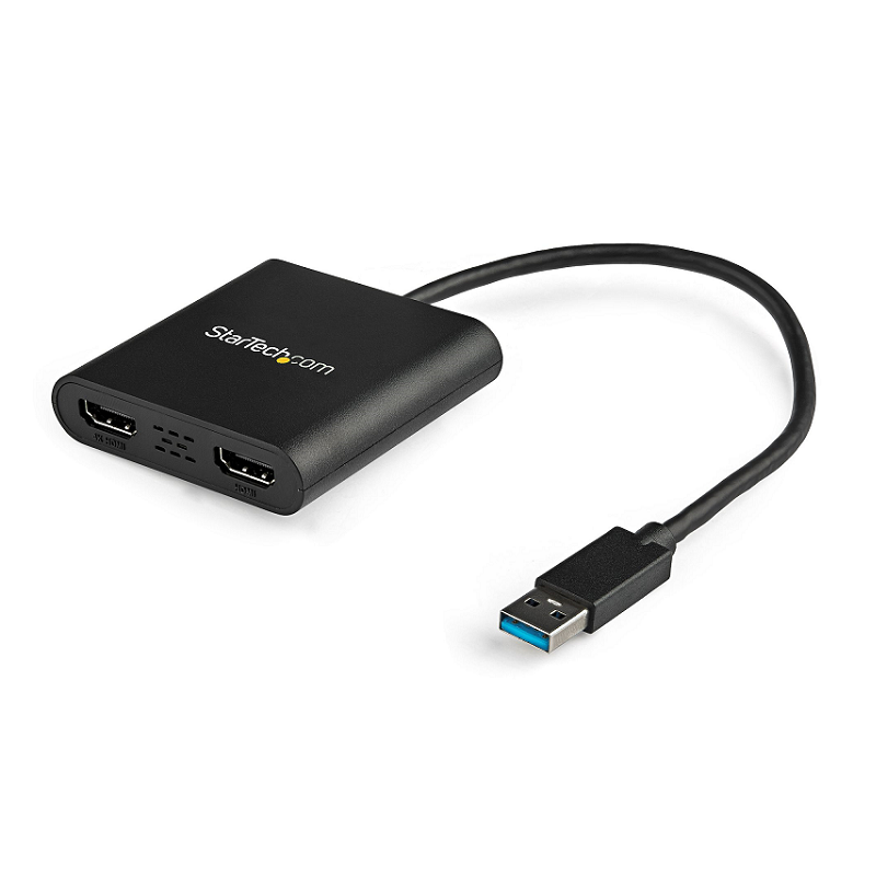 You Recently Viewed StarTech USB32HD2 USB 3.0 to Dual HDMI Adapter - 1x 4K 30Hz & 1x 1080p - Black Image