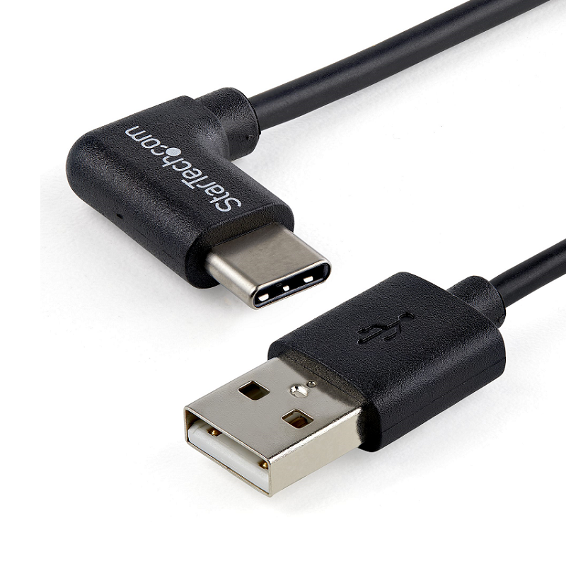 You Recently Viewed StarTech USB2AC1MR USB-A to USB-C Cable - Right-Angle - M/M - 1 m - USB 2.0 Image
