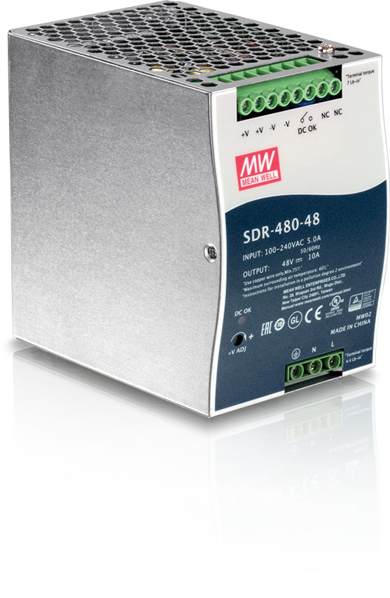 You Recently Viewed TRENDnet TI-S48048 480W, 48V DC, 10A AC to DC DIN-Rail Power Supply with PFC Function Image