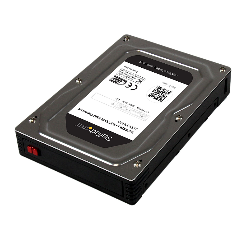 You Recently Viewed StarTech 25SAT35HDD 2.5 inch to 3.5 inch SATA Aluminum Hard Drive Adapter Enclosure w/SSD / HDD Image