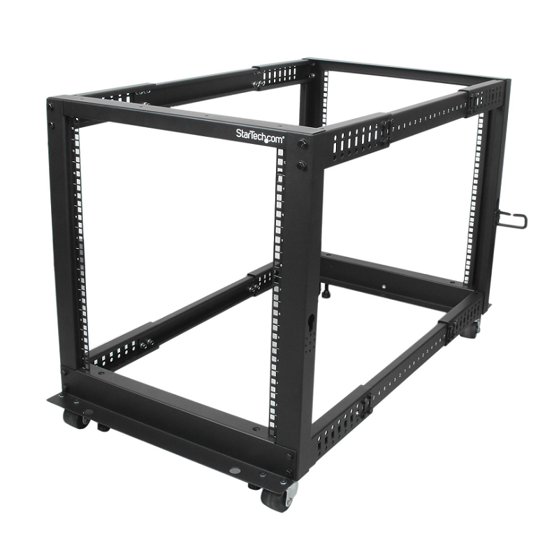 You Recently Viewed StarTech 4POSTRACK12U 12U 19 inch Open Frame Server Rack 4 Post Adjustable Depth 23-41 inch Mobile Image