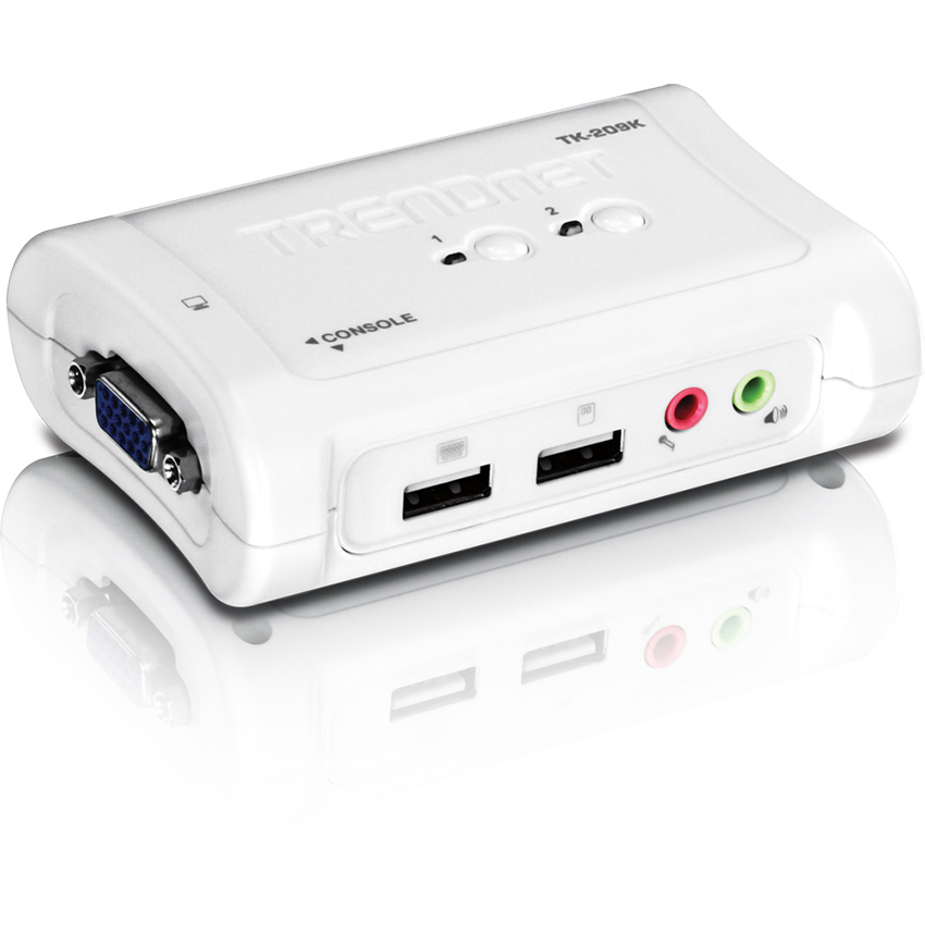 You Recently Viewed TRENDnet TK-209K 2-Port USB KVM Switch Kit with Audio Image