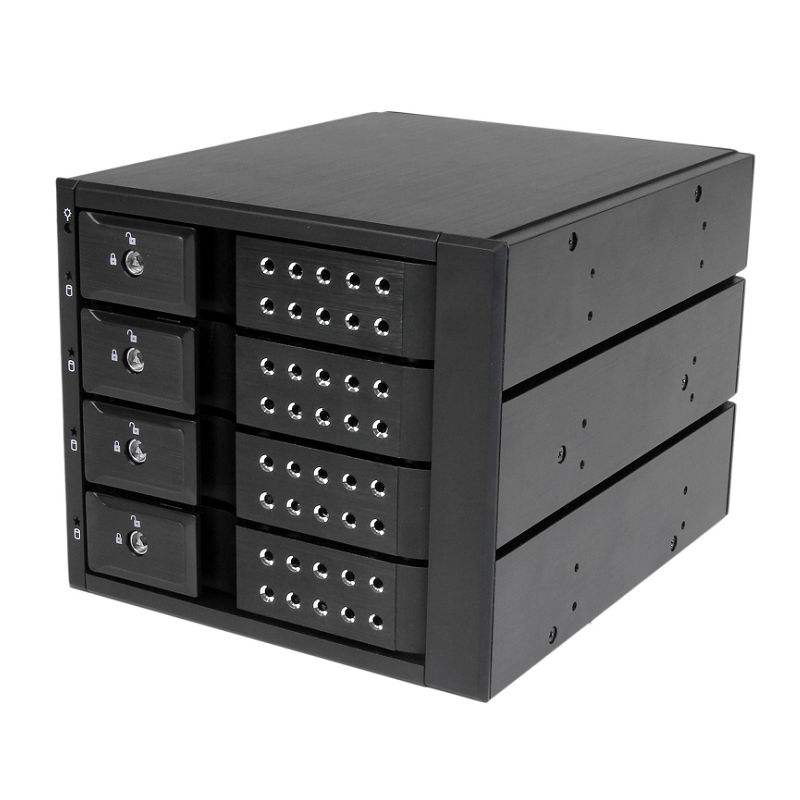 You Recently Viewed StarTech HSB4SATSASBA 4 Bay Aluminum Trayless Hot Swap Mobile Rack Backplane - 6 Gbps HDD Image