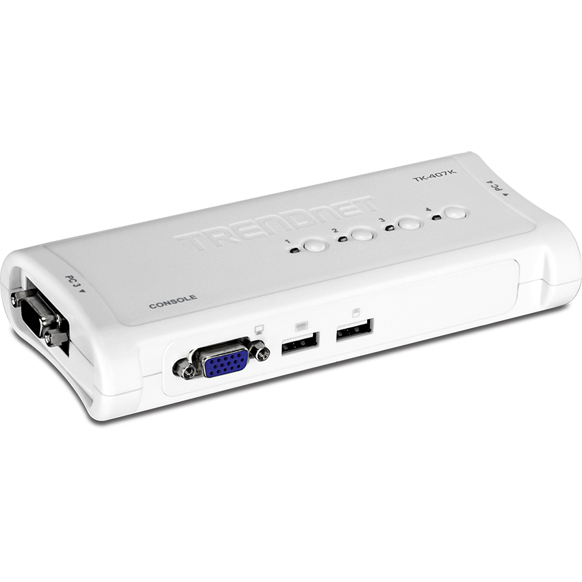 You Recently Viewed TRENDnet TK-407K 4-Port USB KVM Switch Kit Image