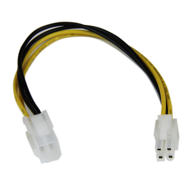 You Recently Viewed StarTech ATXP4EXT 8in ATX12V 4 Pin P4 CPU Power Extension Cable - M/F Image