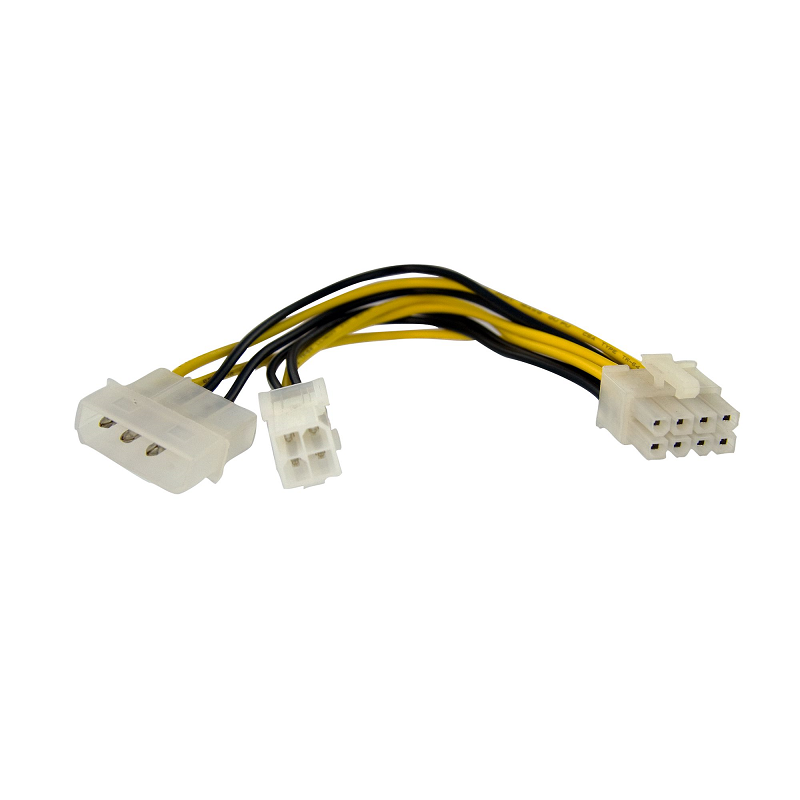You Recently Viewed StarTech EPS48ADAP 6in 4 Pin to 8 Pin EPS Power Adapter with LP4 - F/M Image