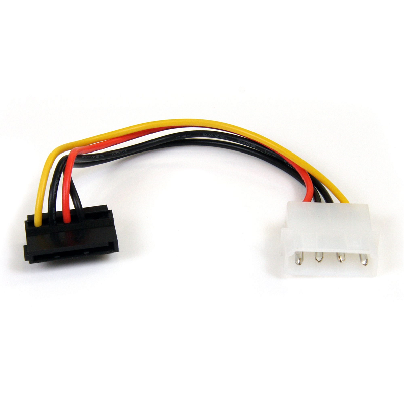 You Recently Viewed StarTech SATAPOWADAPR 6in 4 Pin LP4 to Right Angle SATA Power Cable Adapter Image