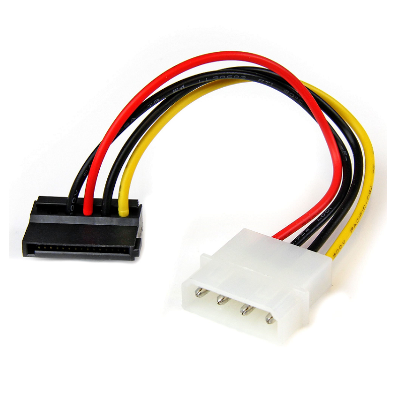 You Recently Viewed StarTech SATAPOWADPL 6in 4 Pin LP4 to Left Angle SATA Power Cable Adapter Image