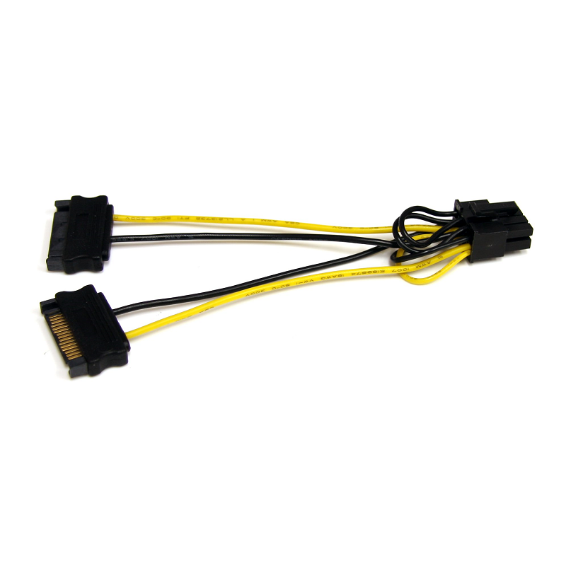 You Recently Viewed StarTech SATPCIEX8ADP 6in SATA Power to 8 Pin PCI Express Video Card Power Cable Adapter Image