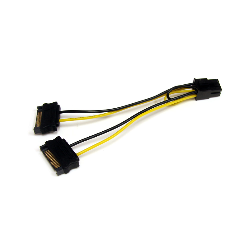 You Recently Viewed StarTech SATPCIEXADAP 6in SATA Power to 6 Pin PCI Express Video Card Power Cable Adapter Image