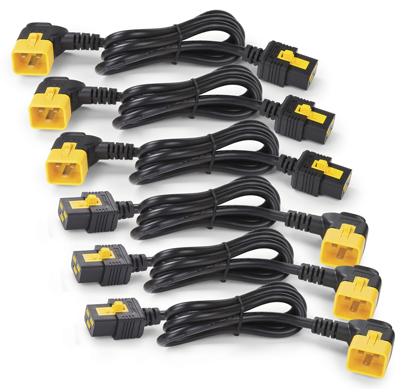 You Recently Viewed APC Power Cord Kit (6 ea) Locking C19 to C20 (90 Degree) 0.6m Image