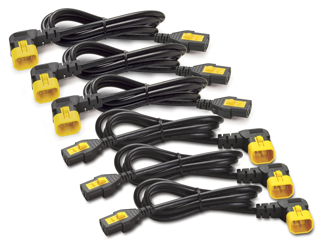 You Recently Viewed APC Power Cord Kit (6 ea), Locking, C13 to C14 (90 Degree), 1.2m  - AP8704R-WW Image