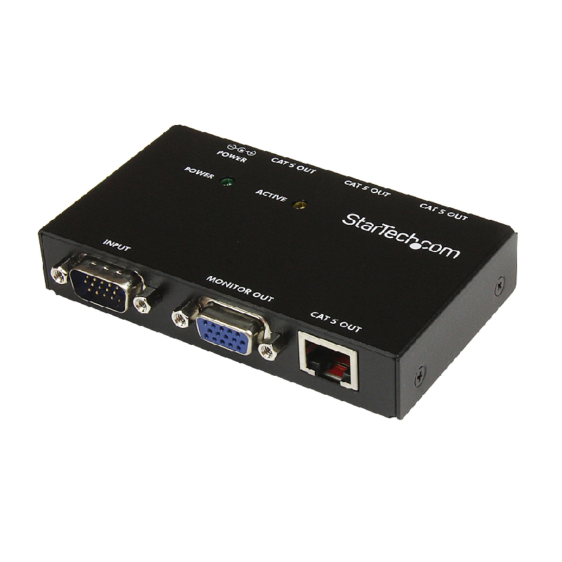 You Recently Viewed StarTech ST1214T 4 Port VGA Over CAT5 Video Extender - 450ft (150m) Image