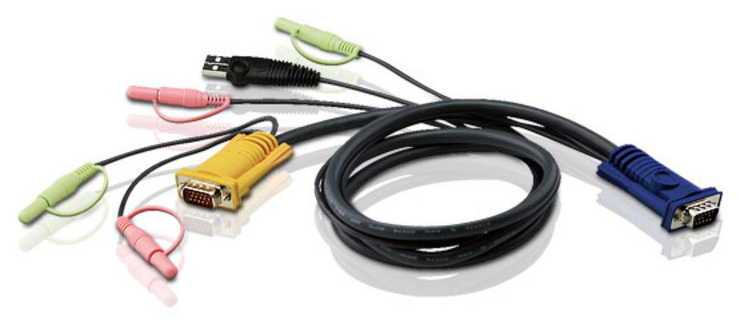 Customers Also Purchased Aten 2L-5302U USB KVM Cable (1.8m) (For CS1754\CS1758) Image