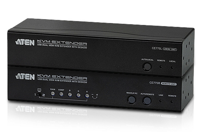 You Recently Viewed Aten CE775 USB Dual-View KVM Extender 300m Deskew Image