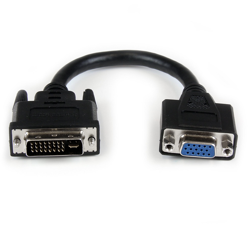 You Recently Viewed StarTech DVIVGAMF8IN 8in DVI to VGA Cable Adapter - DVI-I Male to VGA Female Image
