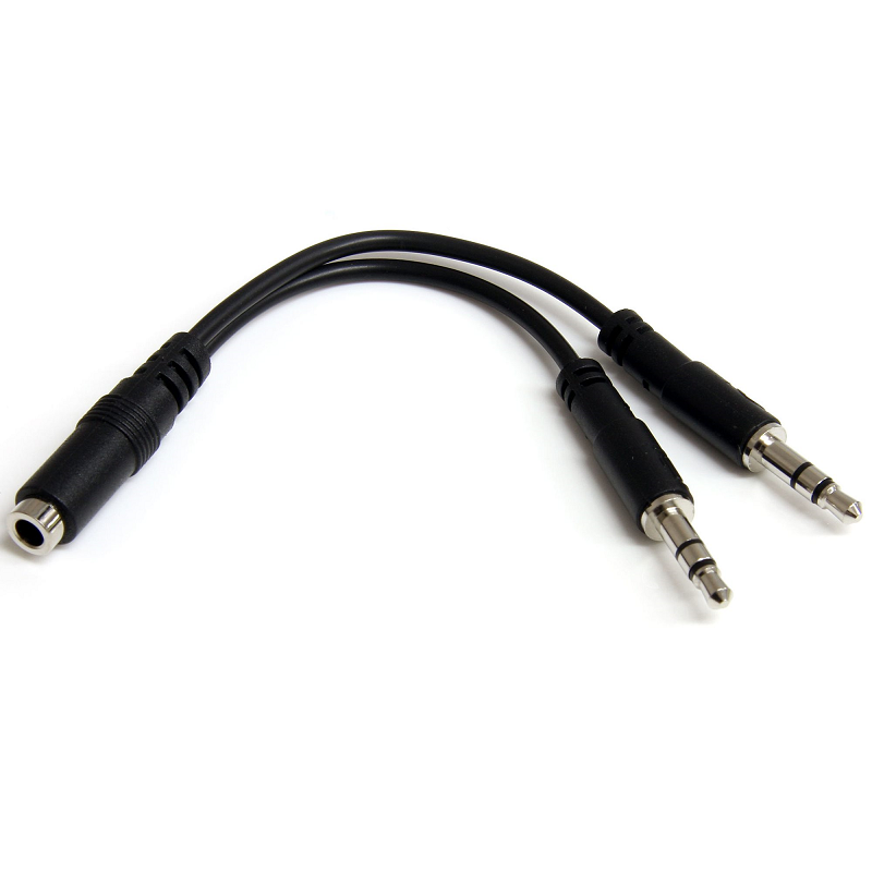 You Recently Viewed StarTech MUYHSFMM 3.5mm 4 Position to 2x 3 Position 3.5mm Headset Splitter Adapter - F/M Image