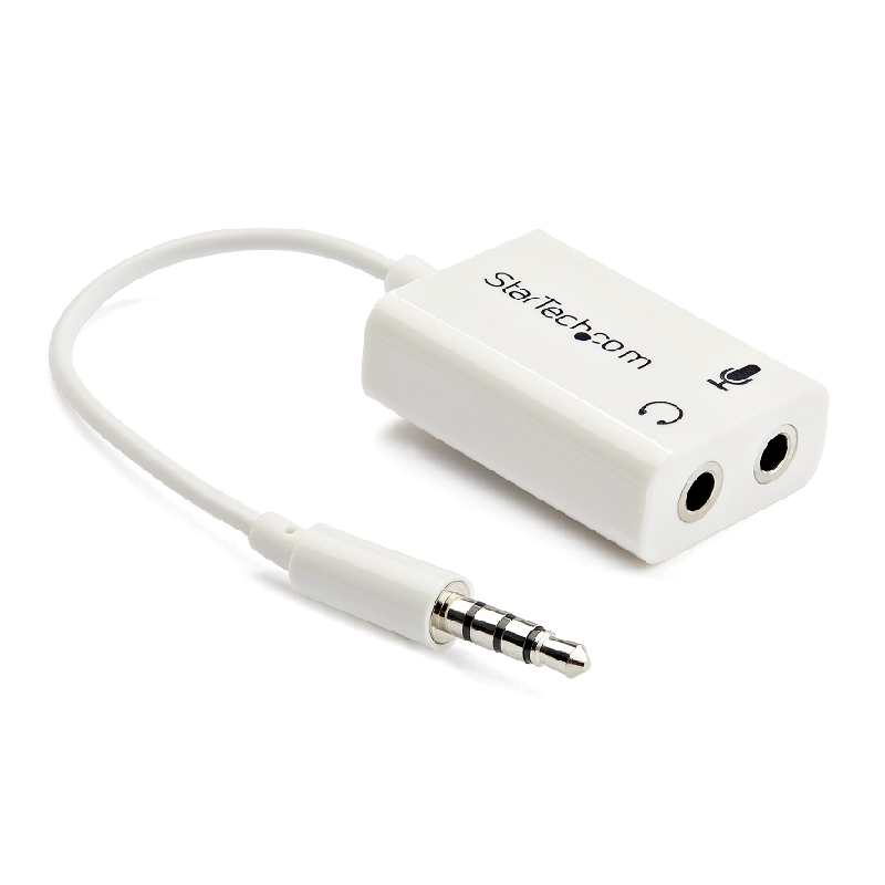 You Recently Viewed StarTech MUYHSMFFADW White Headset Adapter with Separate Headphone/Microphone Plugs Image