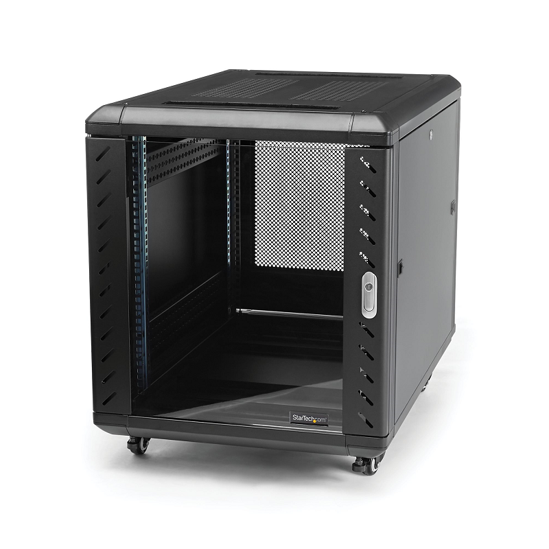 You Recently Viewed StarTech RK1236BKF 12U Knock-Down Server Rack Cabinet with Casters - 29 in. Deep Image