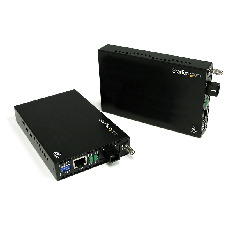 You Recently Viewed StarTech ET90110WDM2 10/100 Mbps Ethernet SM WDM Fiber Media Converter Kit SC 20km Image