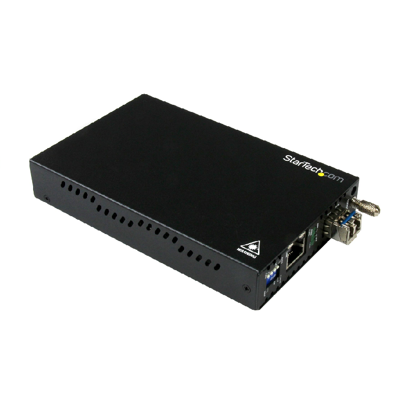 You Recently Viewed StarTech ET91000SM10 Gigabit Ethernet Copper-to-Fiber Media Converter - SM LC - 10 km Image