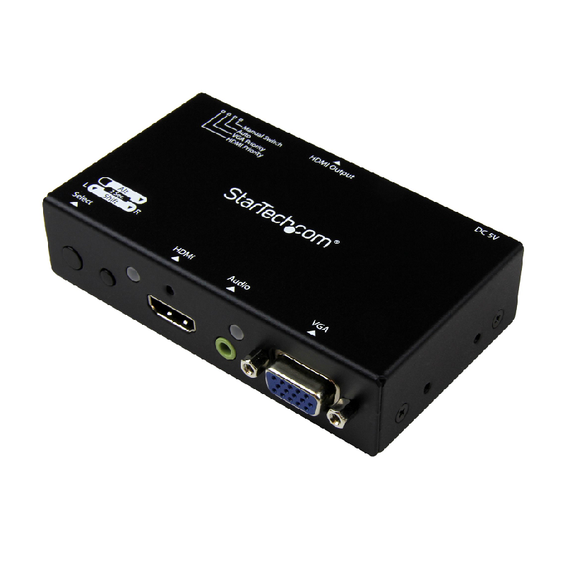 You Recently Viewed StarTech VS221VGA2HD 2x1 HDMI + VGA - HDMI Converter Switch w/Automatic&Priority Switching Image