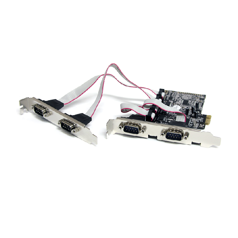 You Recently Viewed StarTech PEX4S553 4 Port Native PCI Express RS232 Serial Adapter Card with 16550 UART Image