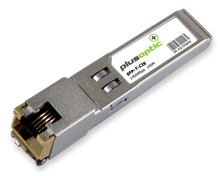 You Recently Viewed PlusOptic Cisco Compatible, Copper SFP, 1000Mbps, 100M, RJ-45 Image